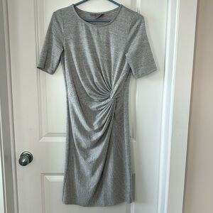 Vero Moda Grey Ruched Dress